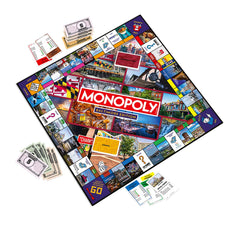 Baltimore, MD Monopoly Board Game featuring the game board and currency for an exciting city-themed gaming experience.