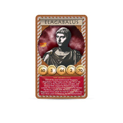 Ancient Rome Gods & Emperors Top Trumps Card Game