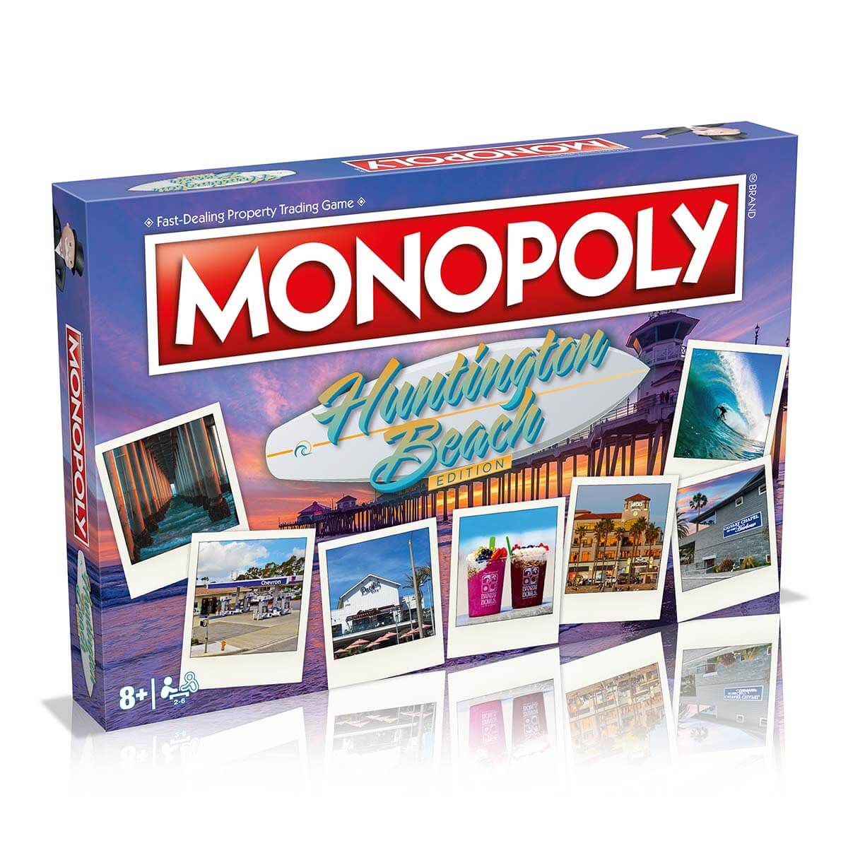 top gear monopoly Huntington Beach Edition Monopoly Board Game