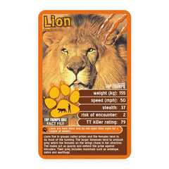 Predators Top Trumps Card Game