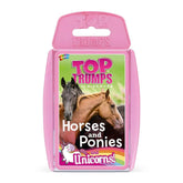 Horses, Ponies and Unicorns Top Trumps Card Game