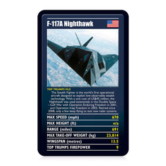 Ultimate Military Jets Top Trumps Card Game