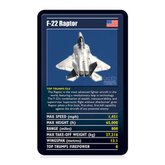 Ultimate Military Jets Top Trumps Card Game