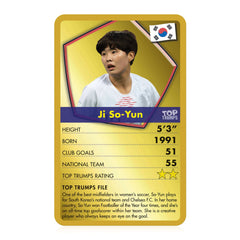 Stars of Women's Soccer Top Trumps Card Game