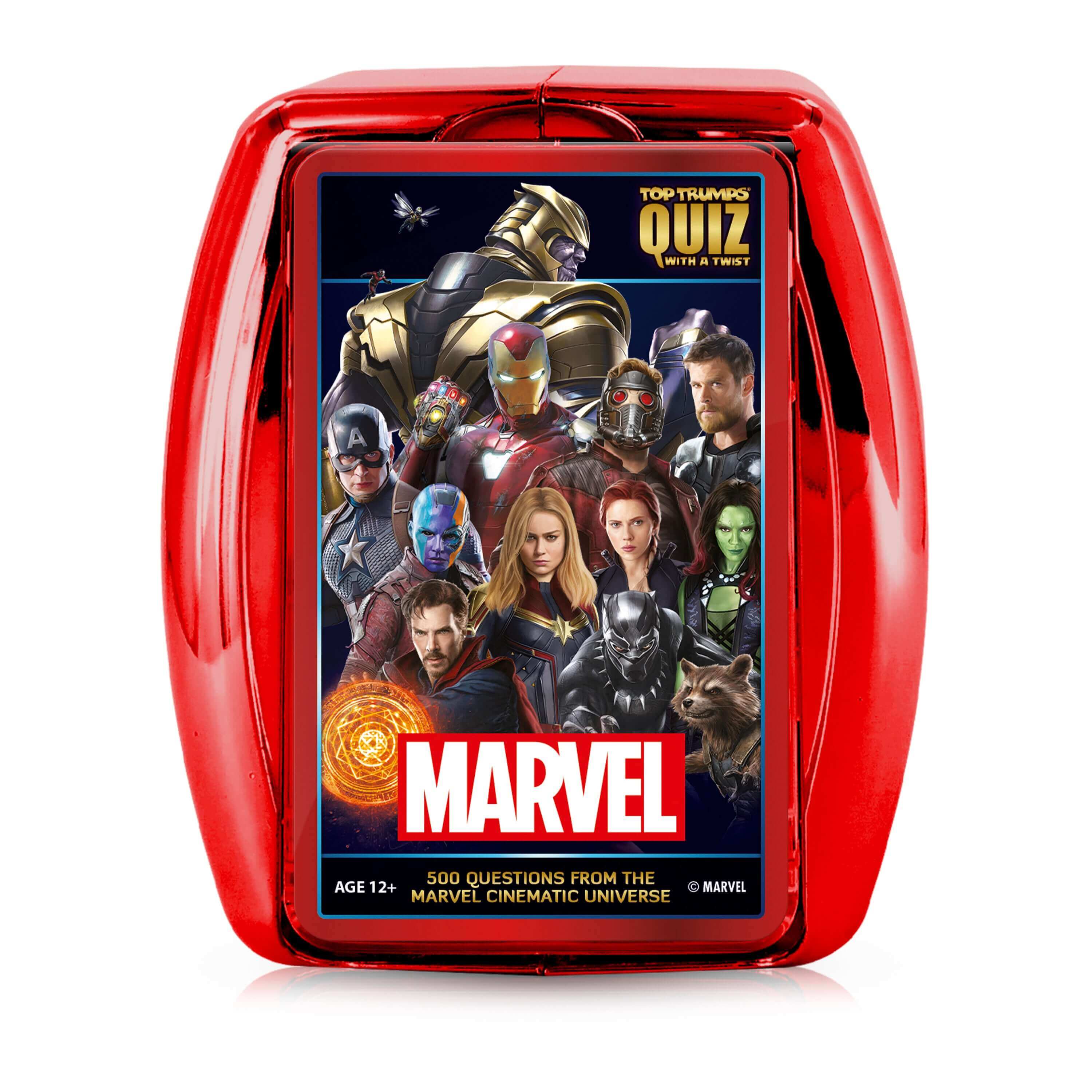 Marvel Cinematic Universe Top Trumps Quiz Game