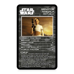 Star Wars Episodes 1-3 Top Trumps Card Game