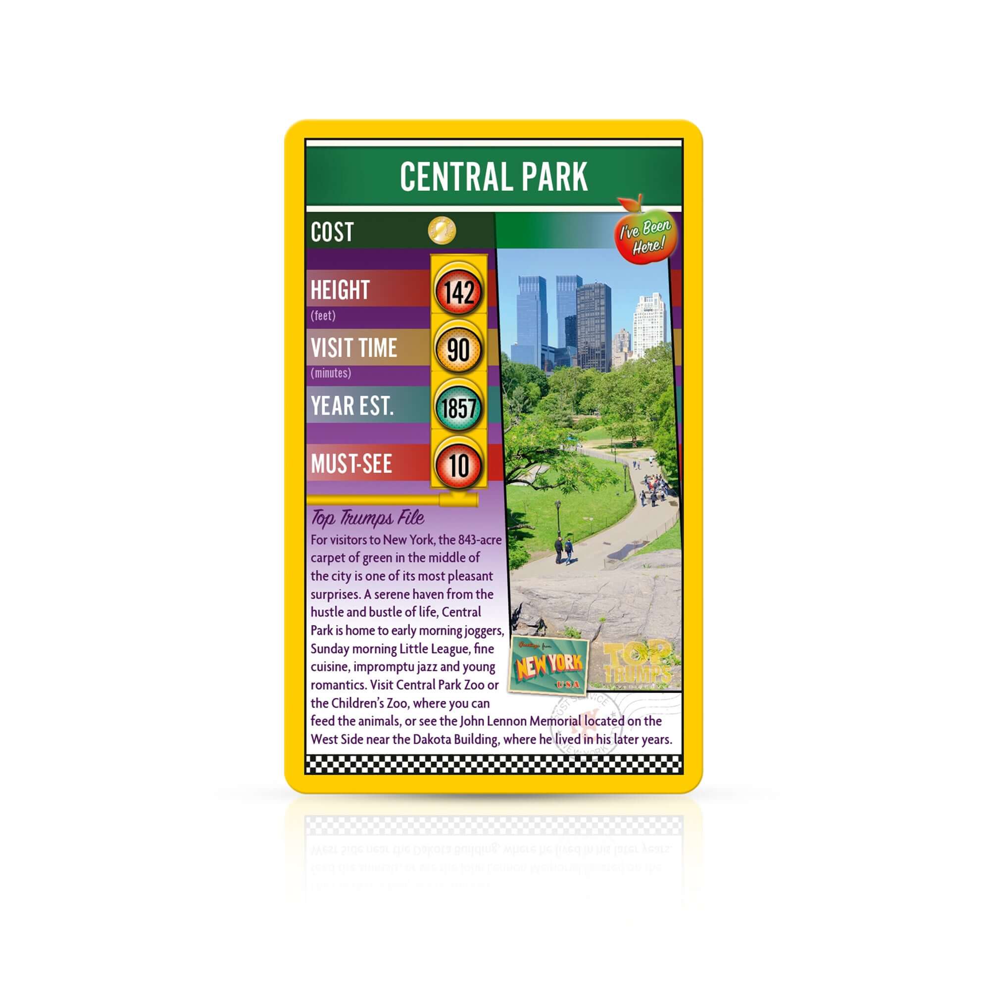 New York City Top Trumps Card Game
