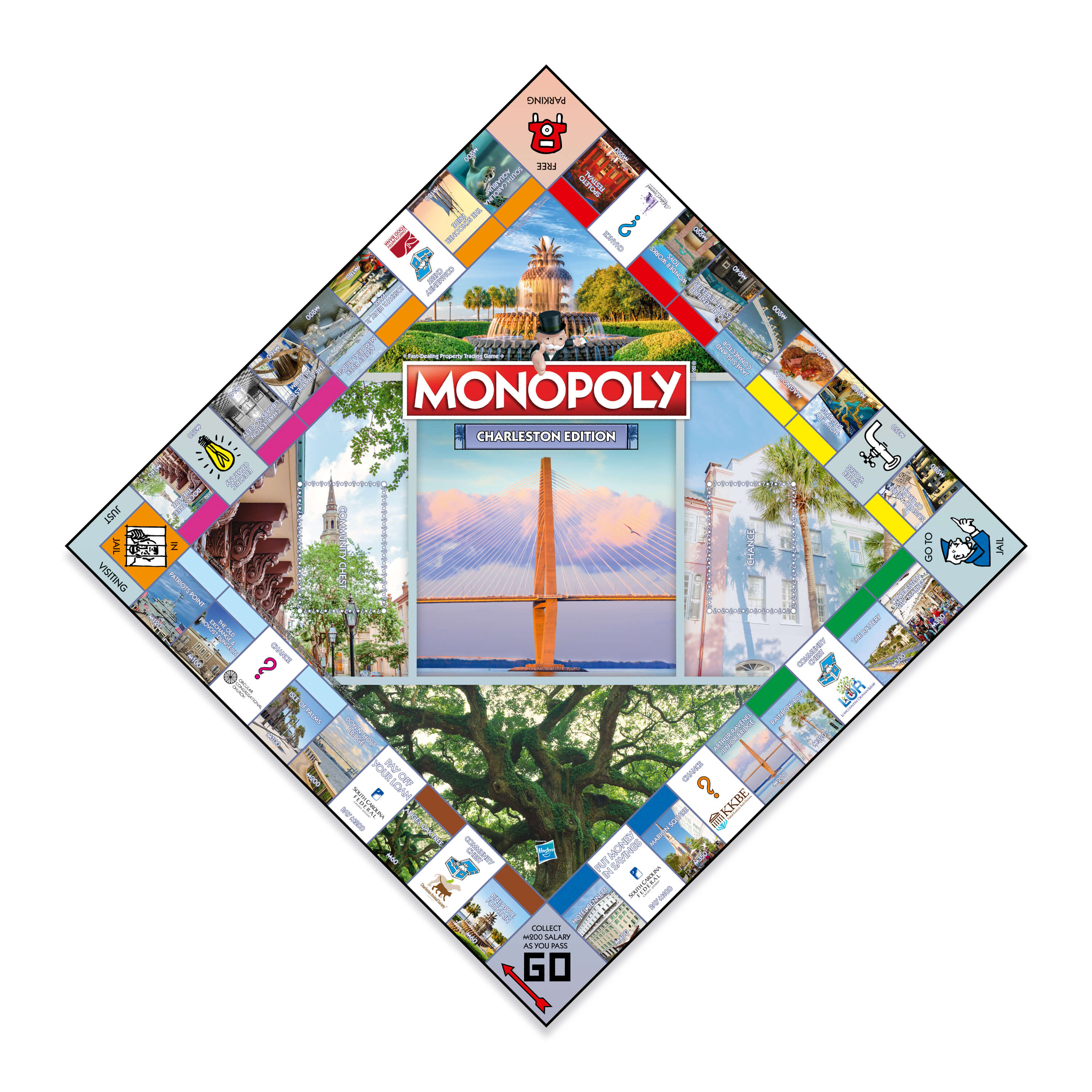 Charleston Edition Monopoly Board Game