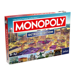 Detroit, MI Monopoly Board Game