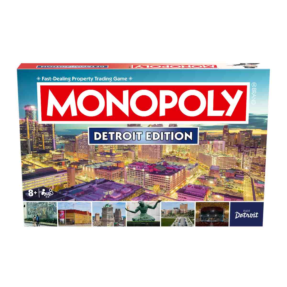 Detroit, MI Monopoly Board Game