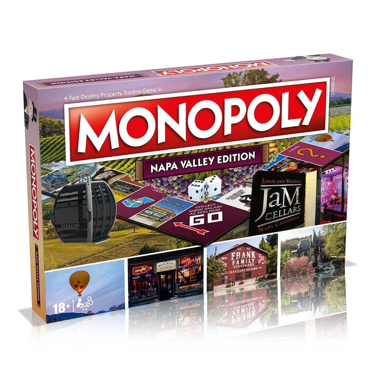 Napa Valley Edition Monopoly Board Game