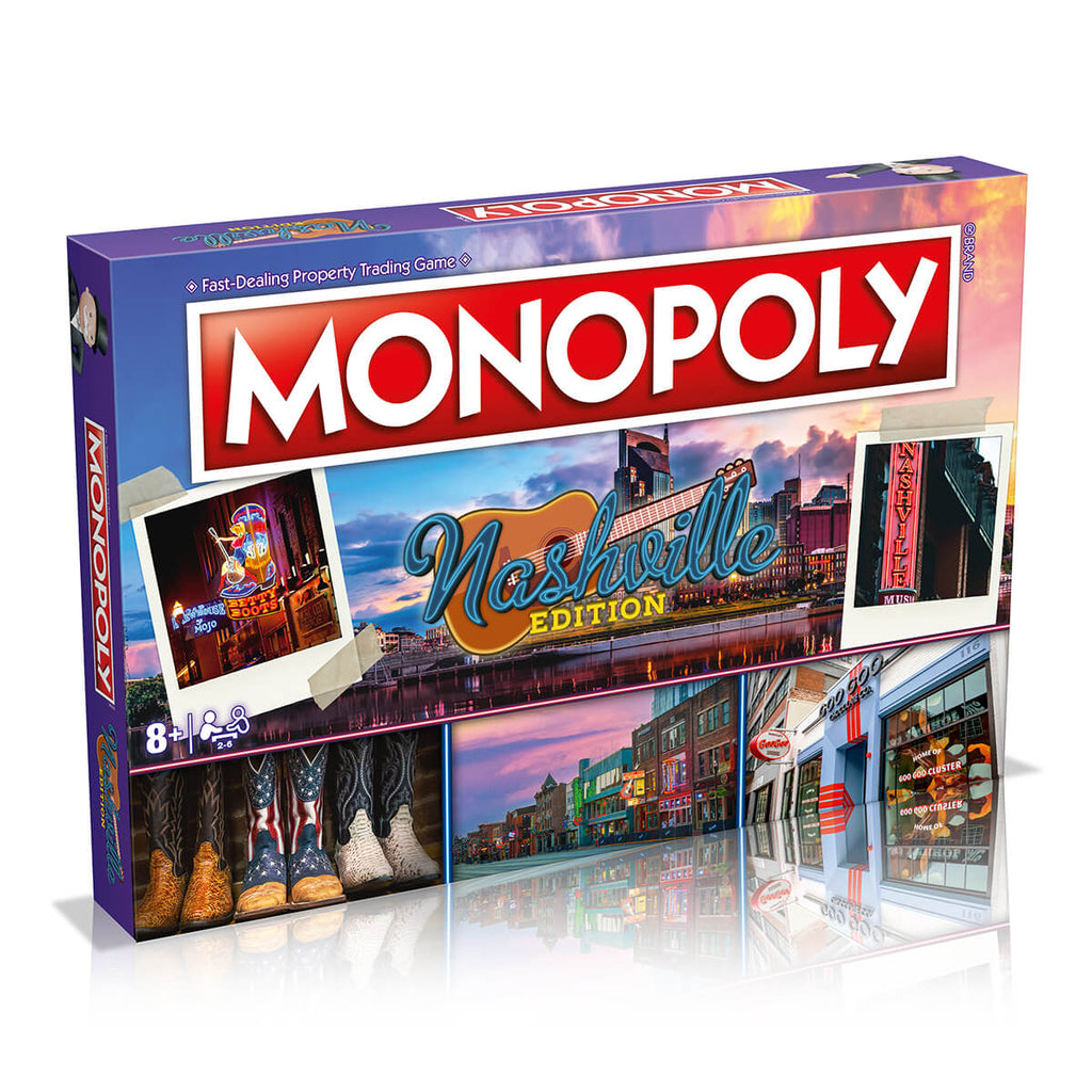 Nashville Edition Monopoly Board Game – Top Trumps USA