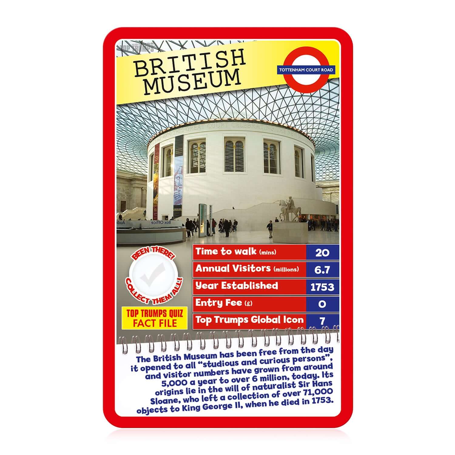 London Top Trumps Card Game - 30 Things To See