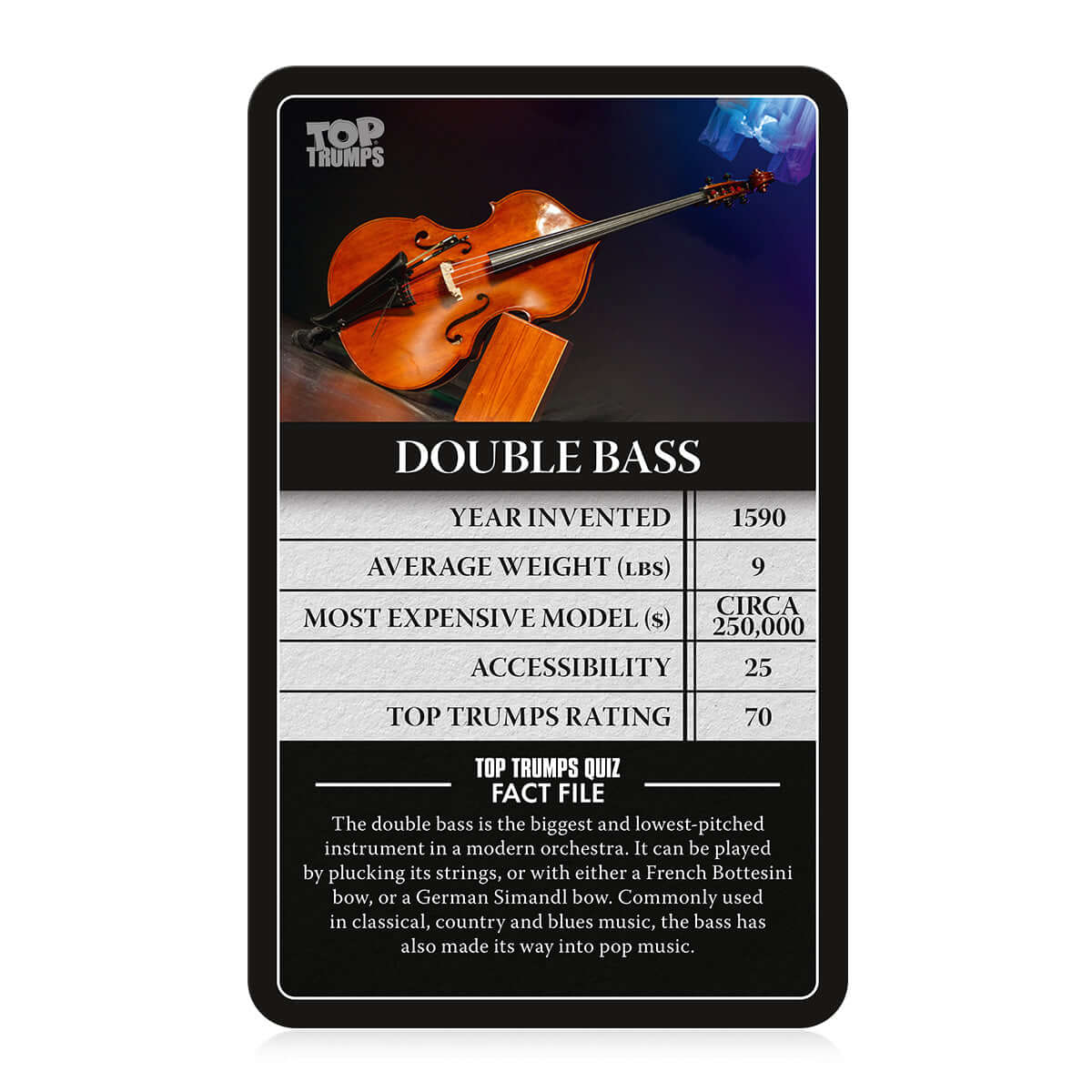 Musical Instruments Top Trumps Card Game