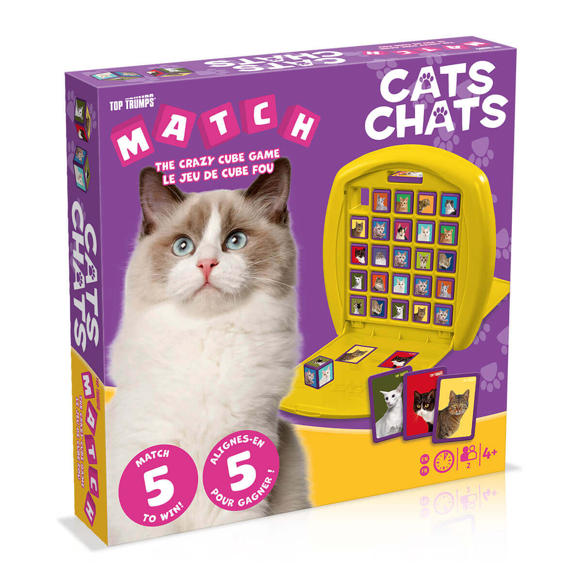 Cats Top Trumps Match - The Crazy Cube Game