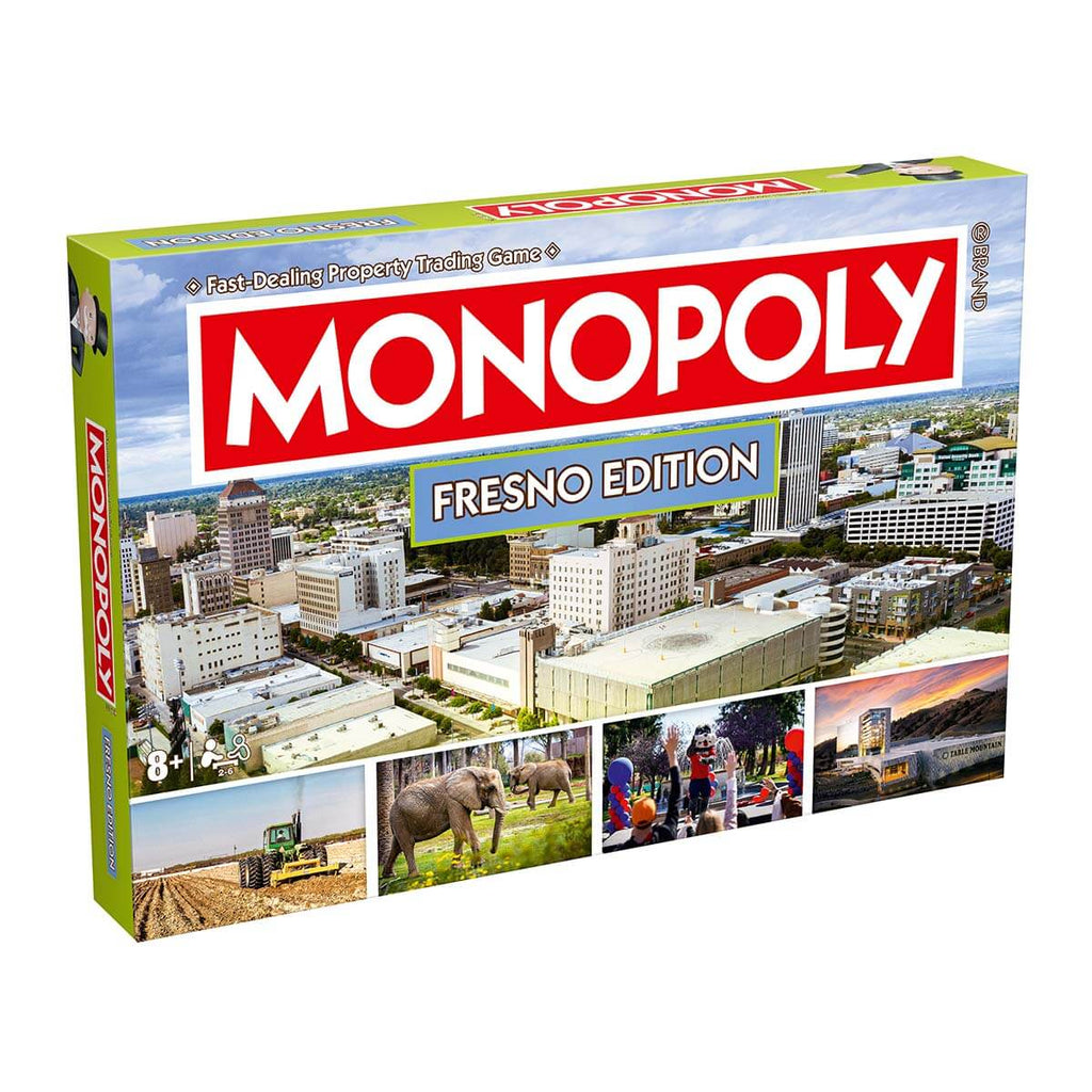Fresno, CA Monopoly Board Game - Local Edition – Top Trumps USA