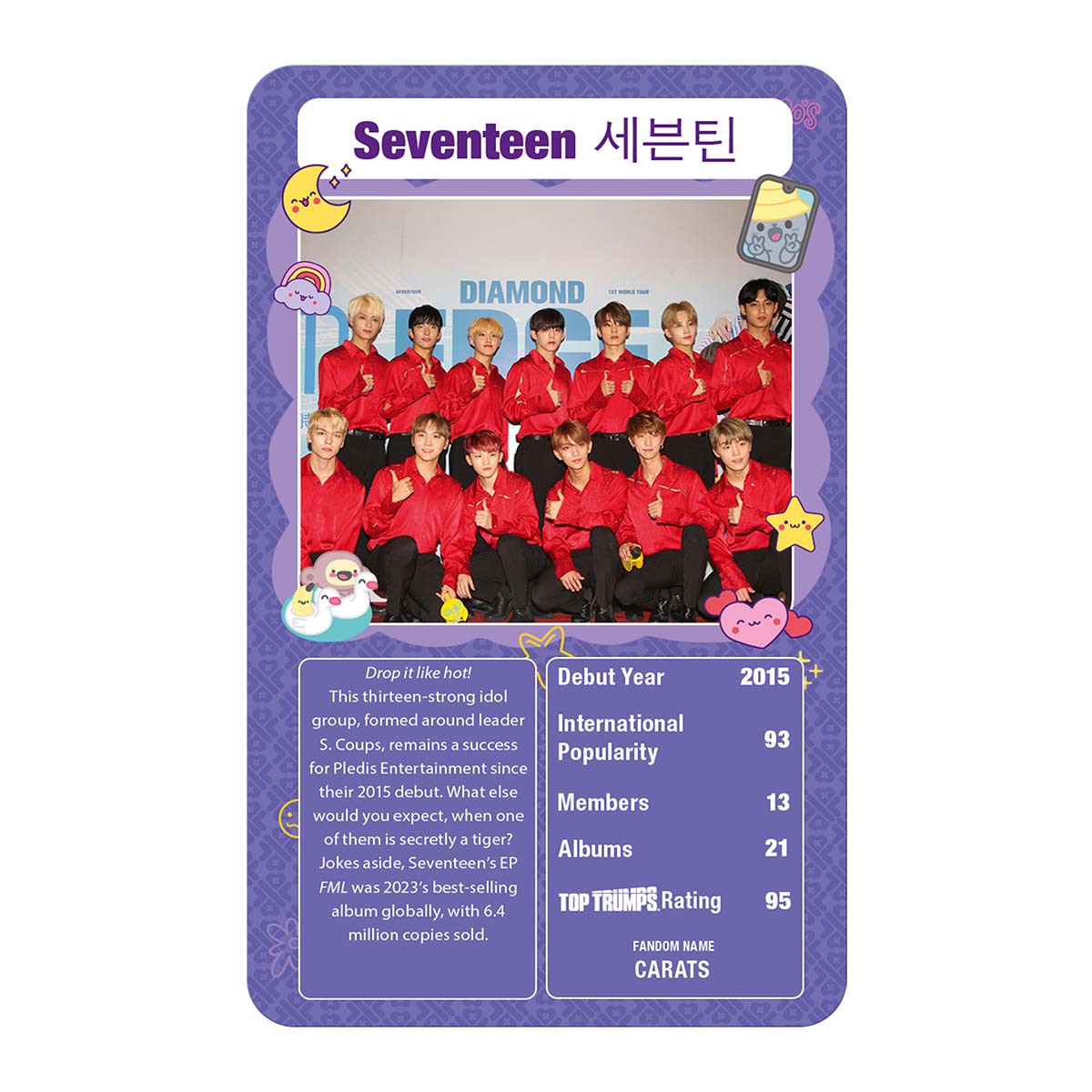 K-Pop Top Trumps Card Game – K-Pop Stars Edition – Top Trumps USA