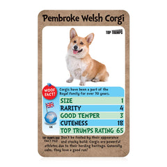 Dogs Top Trumps Card Game