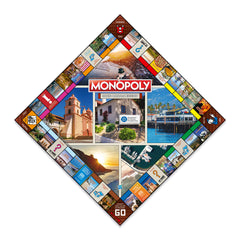 Santa Barbara Edition Monopoly Board Game