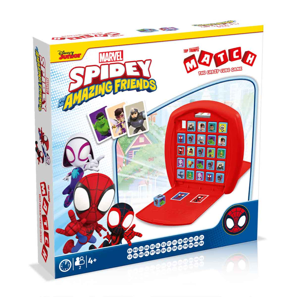 Spidey & Friends Top Trumps Match - Crazy Cube Game – Top Trumps USA