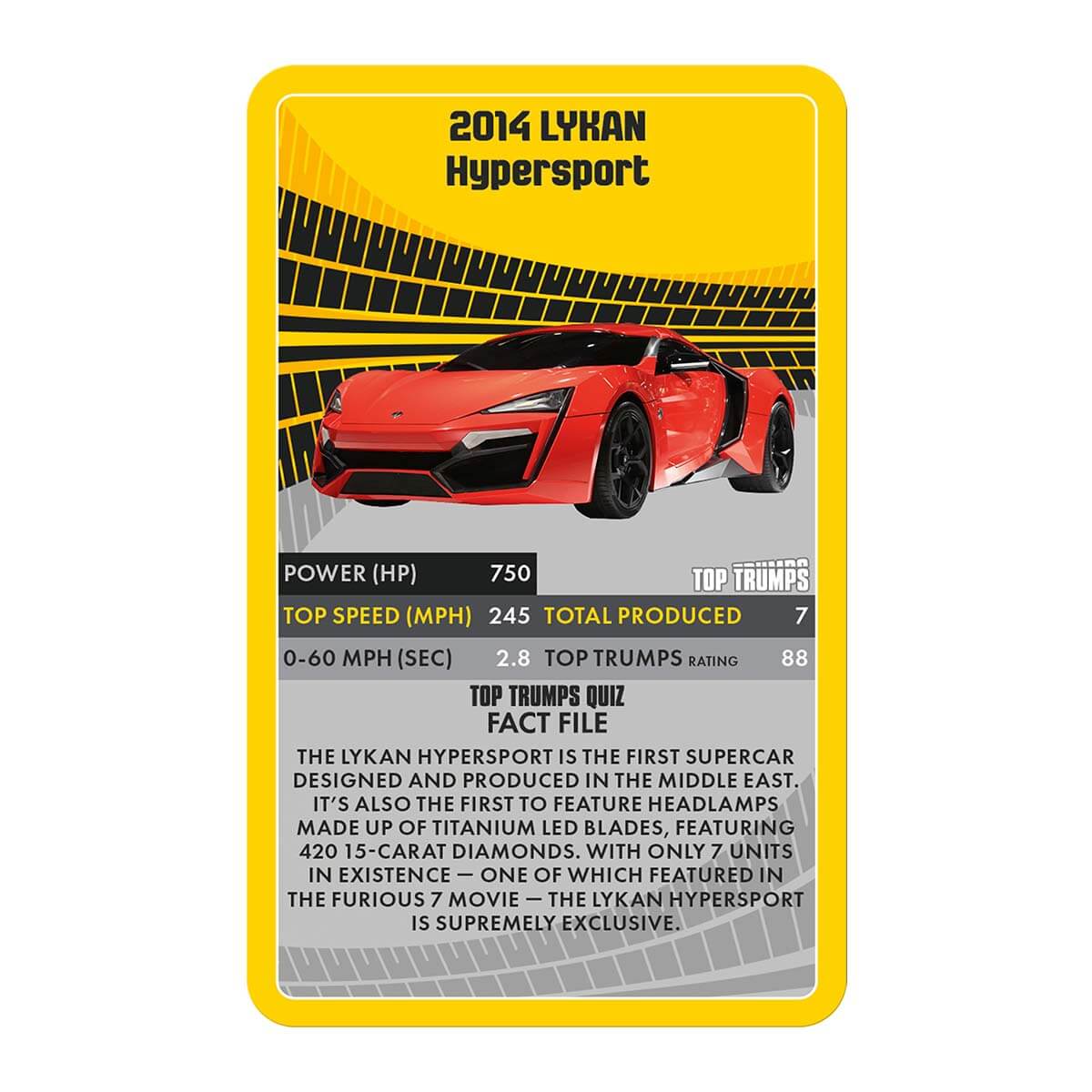 top gear top trumps Supercars Top Trumps Card Game