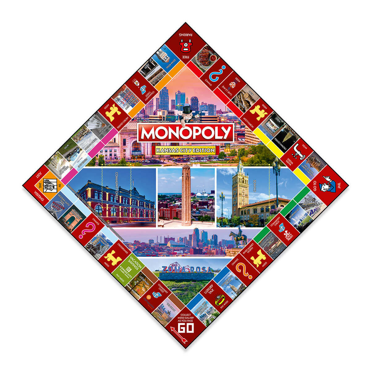 Kansas City Edition Monopoly Board Game