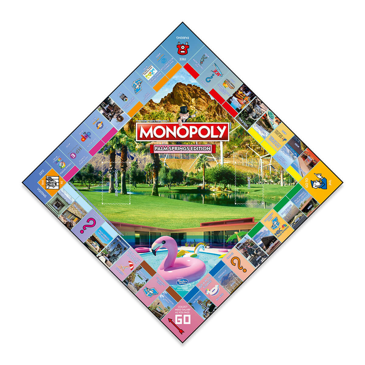 Palm Springs Monopoly Board Game