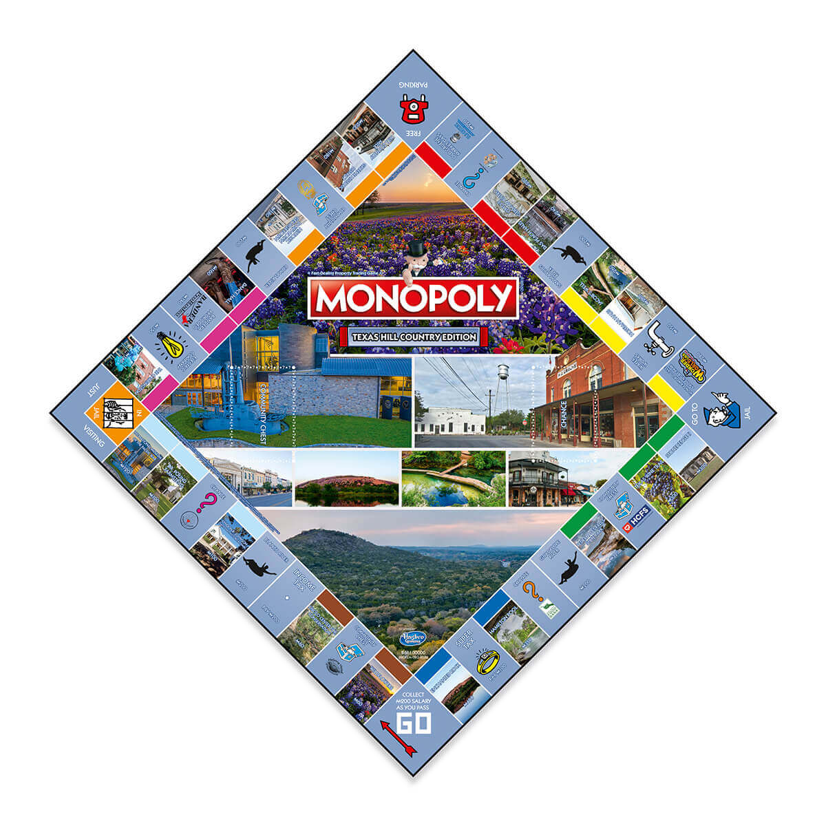 Texas Hill Country Monopoly Board Game