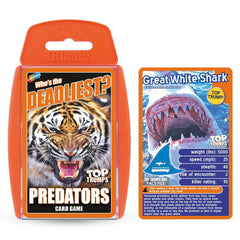 Deadliest Predators Top Trumps Card Game Bundle