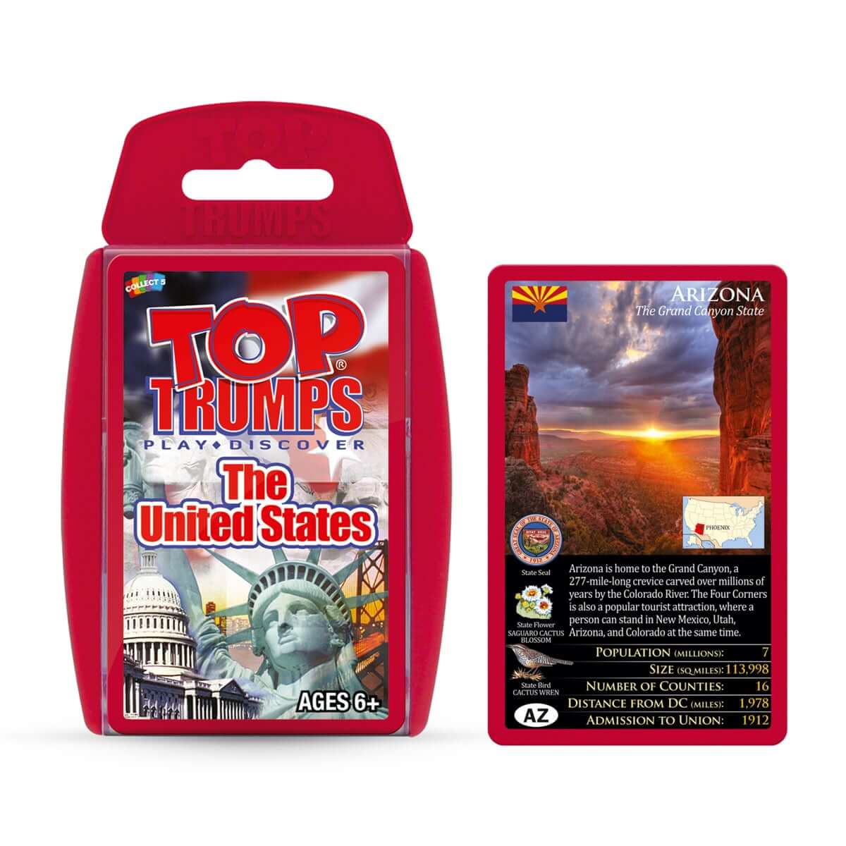Red White and Blue Top Trumps Card Game Bundle
