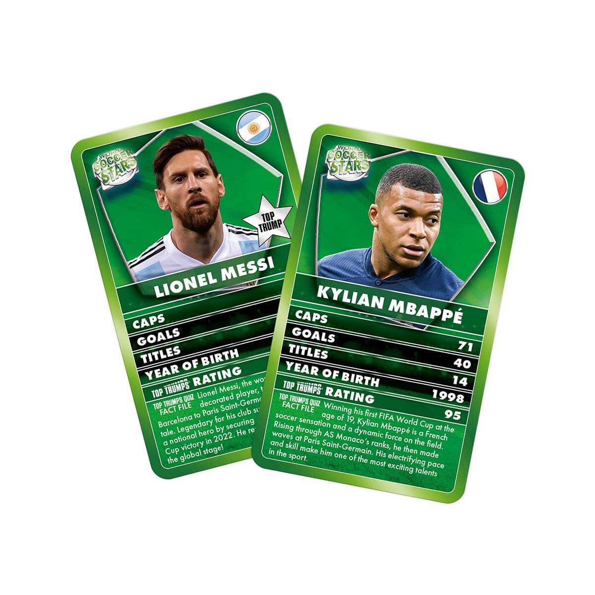 World Soccer Stars Green Top Trumps Card Game – Top Trumps USA