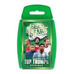 World Soccer Stars Green Top Trumps Card Game