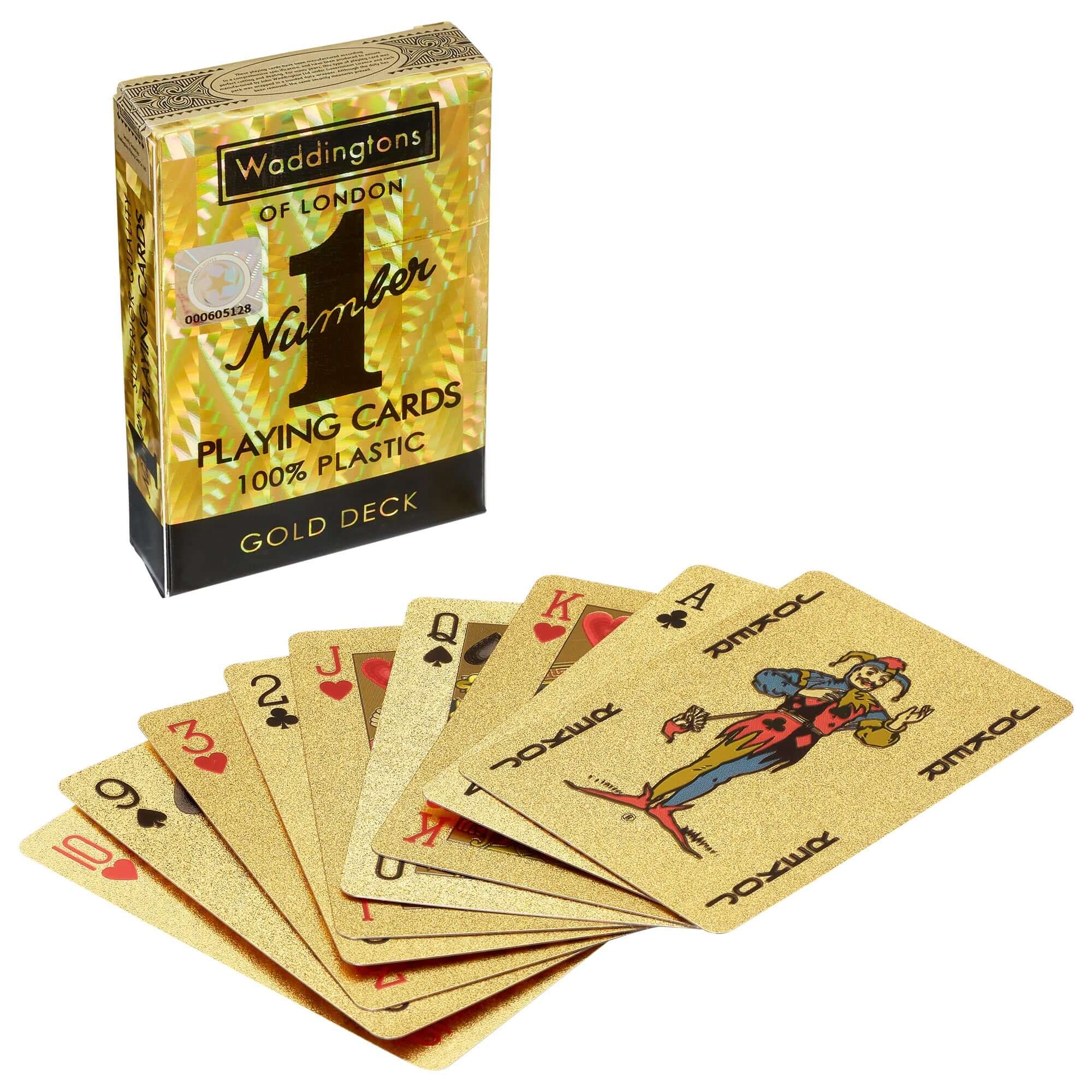 Gold Waddingtons No.1 Playing Cards