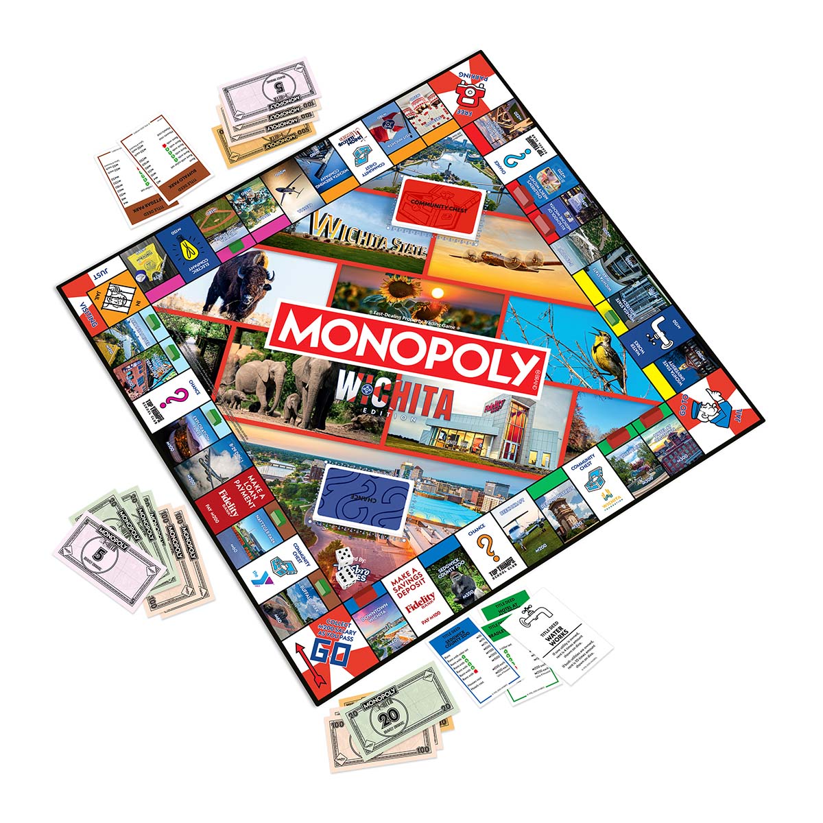 Saint Paul, MN Monopoly - Wichita Edition Board Game – Top Trumps USA