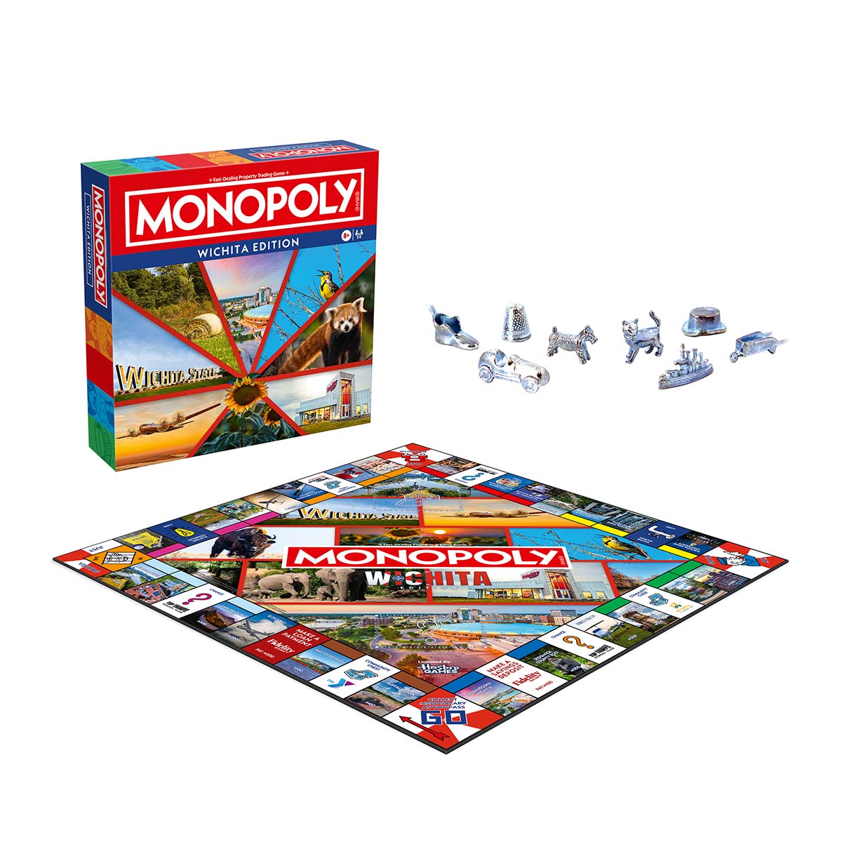 モノポリー THE W エディション Saint Paul, MN Monopoly - Wichita Edition Board Game – Top Trumps USA