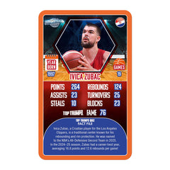 World Basketball Stars Top Trumps Card Game