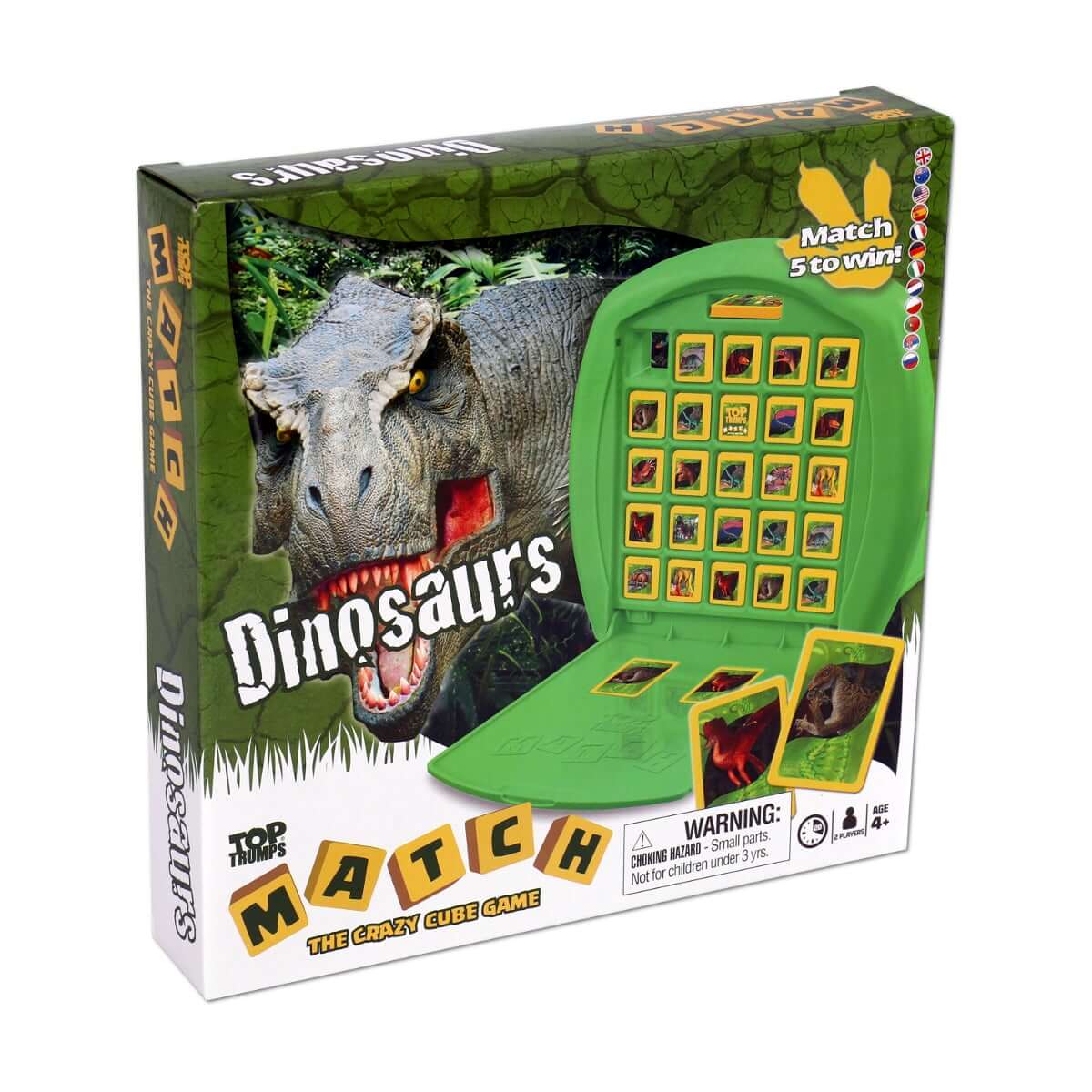Dinosaurs Top Trumps Match - The Crazy Cube Game