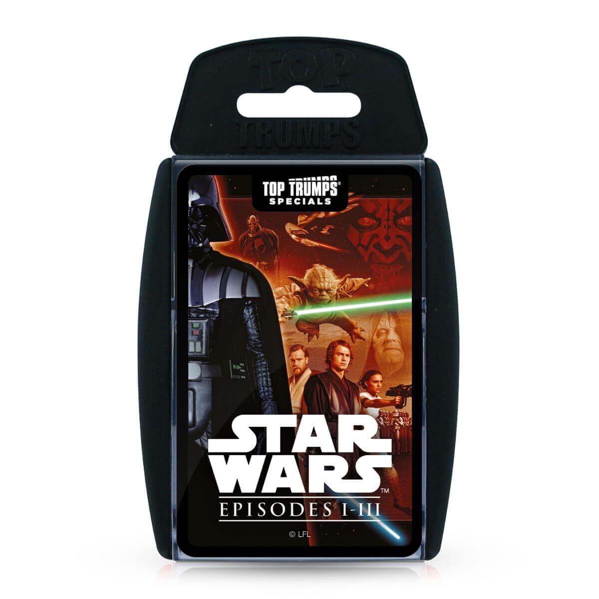 Star Wars Episodes 1-3 Top Trumps Card Game